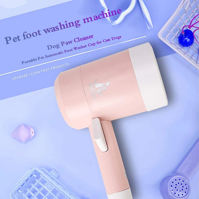 Benepaw Portable Dog Paw Washer Quality Comfortable Pet Foot Cleaner Semi-Automatic 360 Degree Rotation Cleaning Tool Grooming