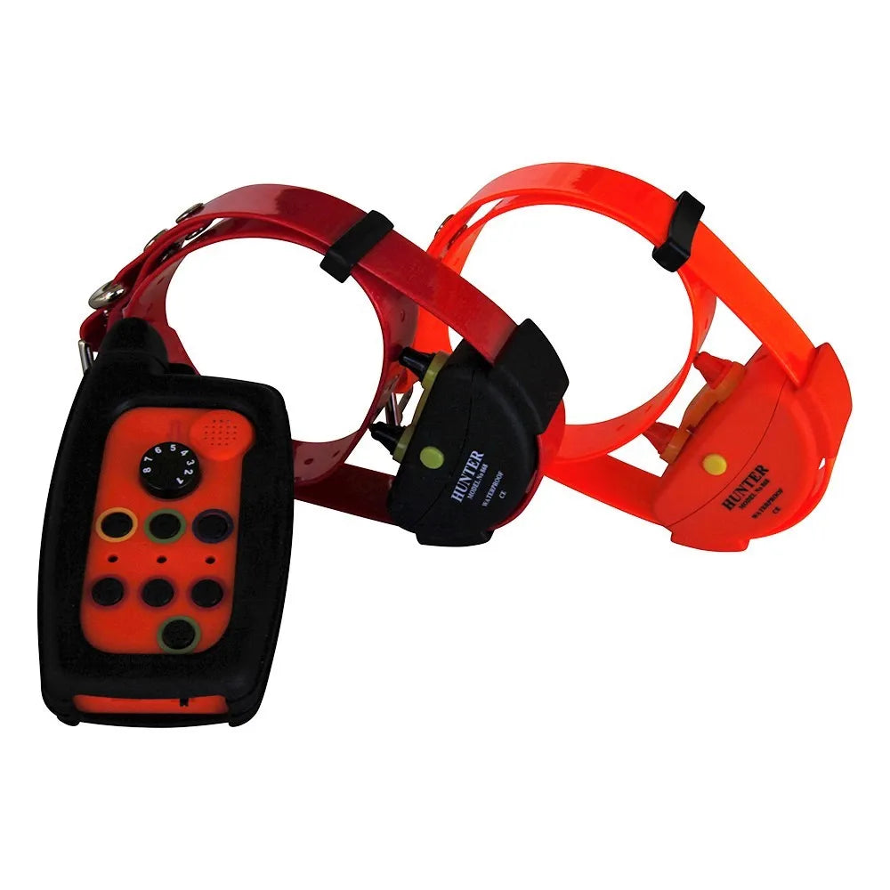 WATERPROOF DOG TRAINING COLLAR RANGE UP TO 2000 METERS FOR 2 DOGS