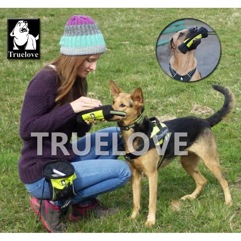 Truelove Feed Dummy Dog Pet Treat Bag Reflective Dog Training Carry Treats Dog Toys Pet Feed Pocket Pouch Poop Bag Dispenser