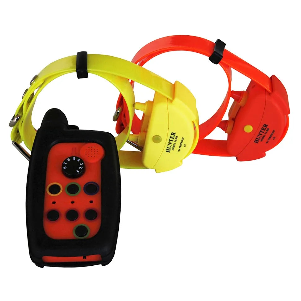 WATERPROOF DOG TRAINING COLLAR RANGE UP TO 2000 METERS FOR 2 DOGS