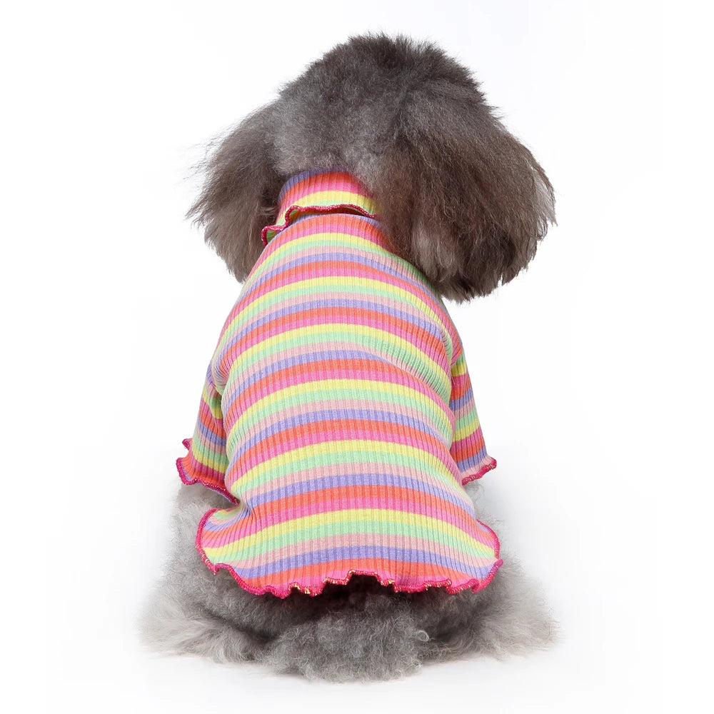 Summer Small Dog Clothes For Large Dogs Soft Dog Shirt Cat Vest Clothing Chihuahua Outfit Pet Pullover Costumes  35