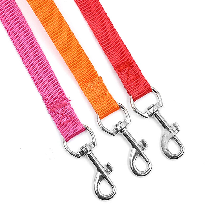 7 Colors 120cm*1.5cm Nylon Pet Dog Leash Harness Dog Collar Walking Training Leash Cats Dog Harness Collar Leash Strap Belt