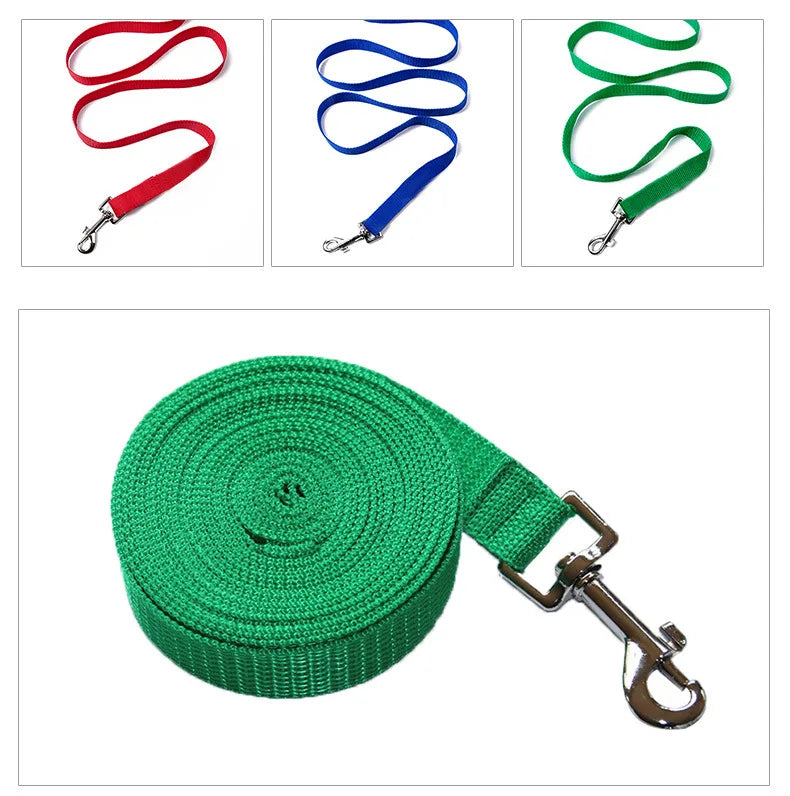 Durable Nylon Dog Training Leash Pet Supplies Dog Harness Collar 1.5M 1.8M 3M 4.5M 6M 10M