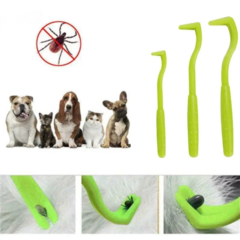 Dogs Accessories Pet Flea Remover Hook Tool Pet Flea Tick Control Tick Picker Pet Mite Flea Extractor Pet Dog Grooming Supplies