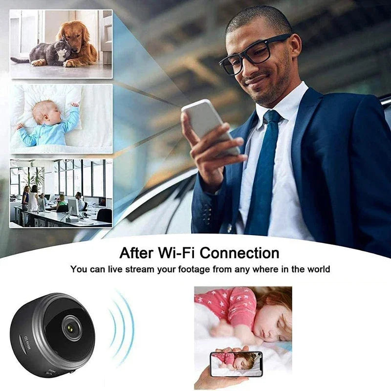 A9 WiFi Mini Camera Wireless Video Recorder Voice Recorder Security Monitoring Camera Smart Home For Infants And Pets