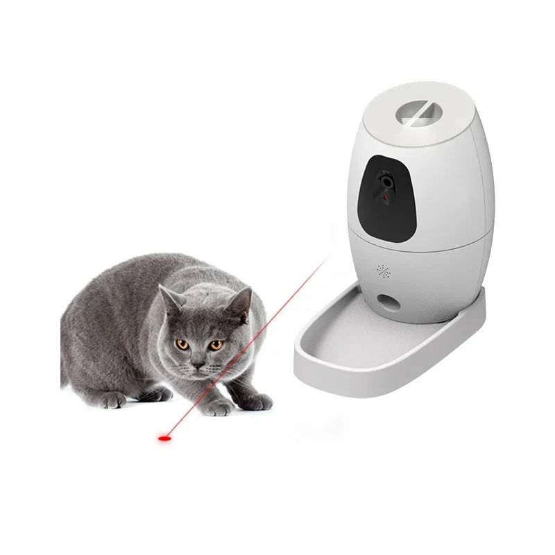 Hot Sale Portable Food Dispenser Monitor Pet Dog Cat Smart Automatic Pet Feeder Camera