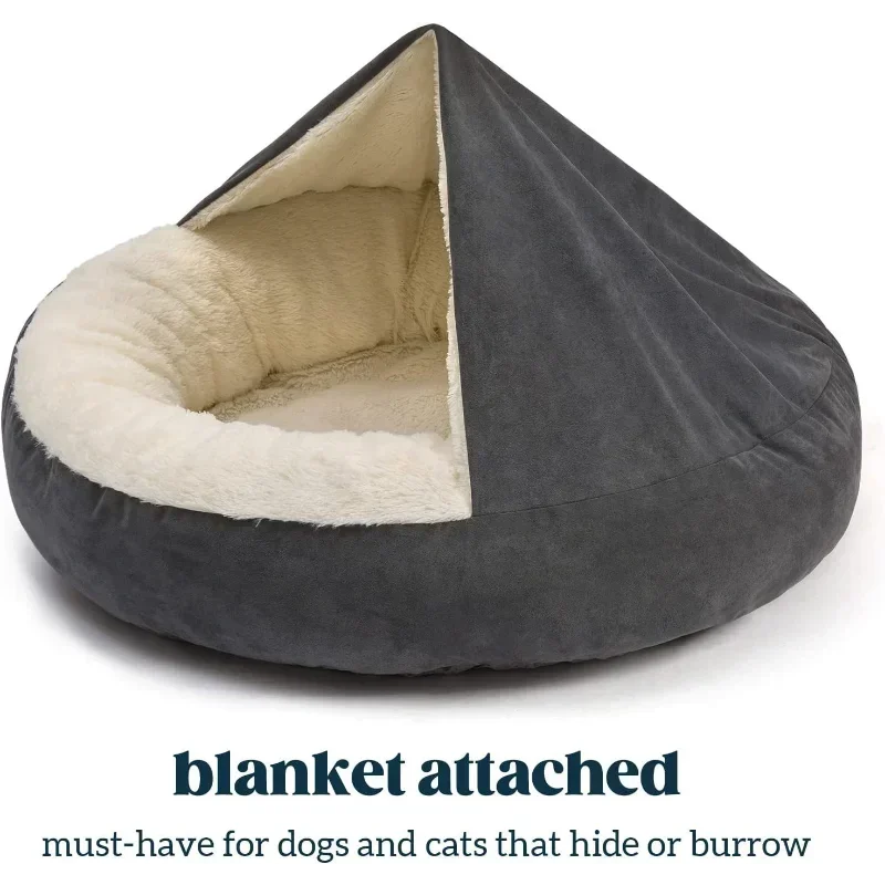 Semi-closed Dog Kennel Pet Sleeping Pad Kitten Puppy Winter Warm Nest Litter Mat Plush Dirty Resistant Pet Bed Kennel