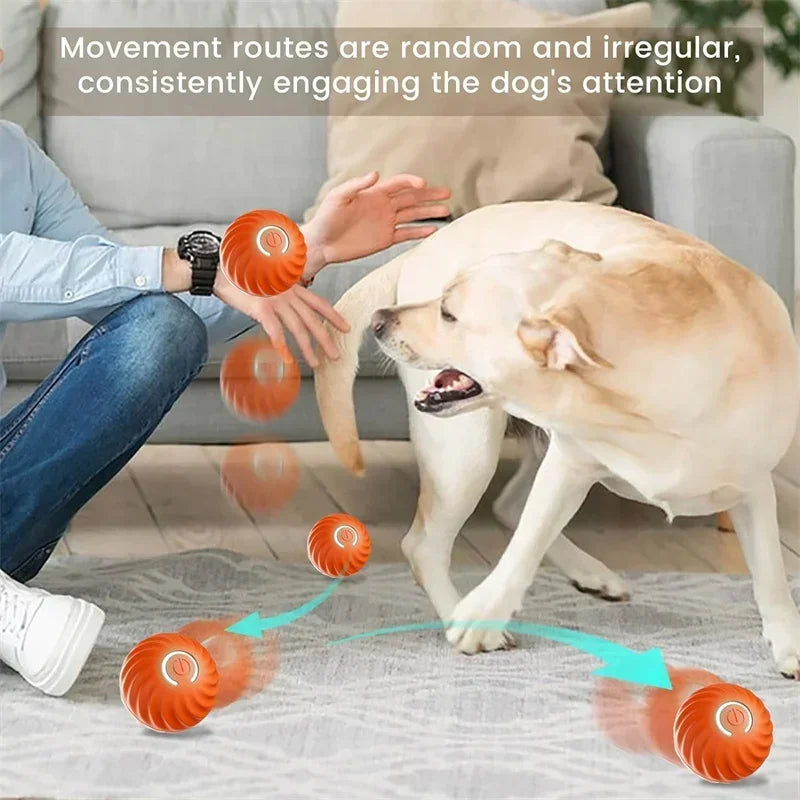 Cat Toys Intelligent Interactive Cat Bouncing Ball Dog Accessories Automatic Rolling Ball For Dogs Pet Supplies Stuff Things