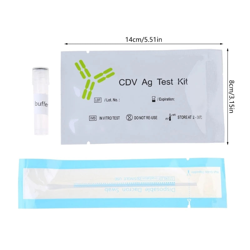 Efficient Dog Test Testing Strips for Health Quick Testing Kits for CDV CPV CCV Dog Healthy Testing Paper 10PCS Dropship