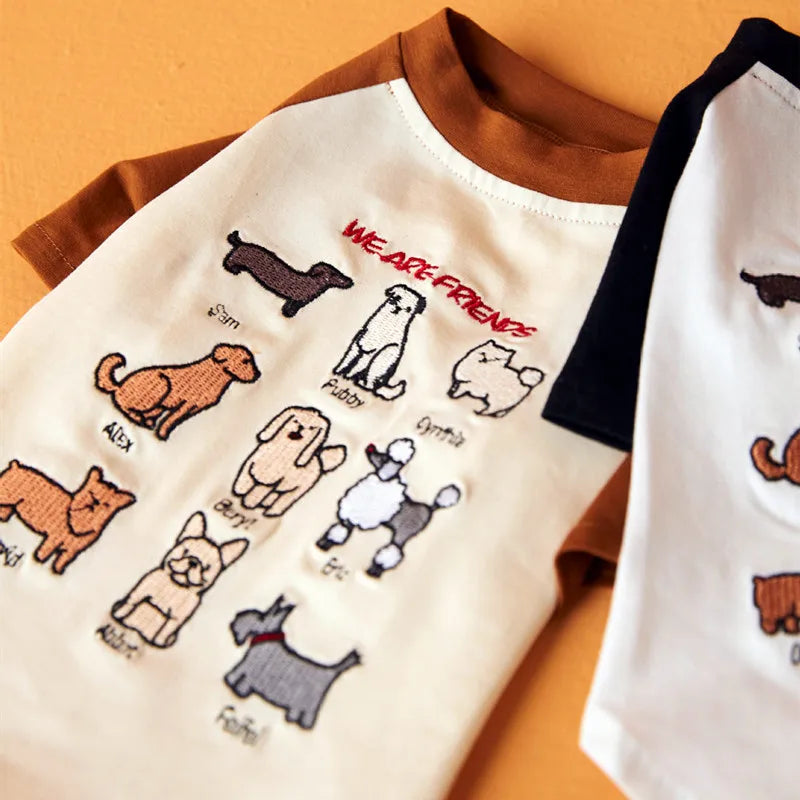 New Pet Clothes Fashion Puppy Clothing Dog Shirt Small Dog Schnauzer Chihuahua Pet T-shirt Dogs Clothes Cute