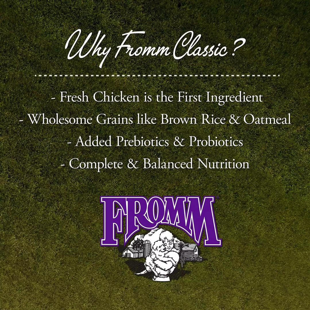 Fromm Classic Adult Dog Food - Premium Dry Dog Food  Large, Medium, & Small Breeds - Chicken Recipe - 30 lb