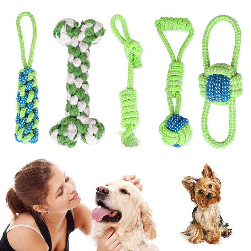 Interactive Cotton Rope Mini Dog Toys Ball for Dogs Accessories Toothbrush Chew Puppy Toy for Large Small Dogs Toy Pet Dog Toy