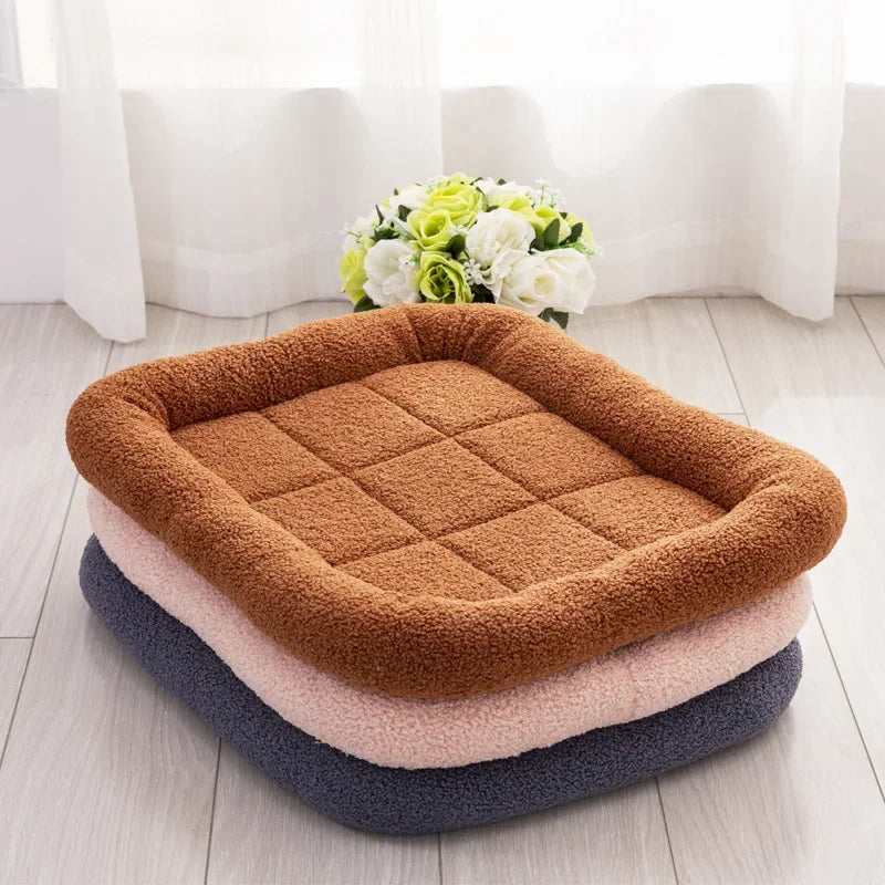 Large Dog Bolster Bed Mat Washable Crate Mattress Non Slip Pet Cushion Dog Bed Washable Pet Mattress Dog Bed Mats House Kennel