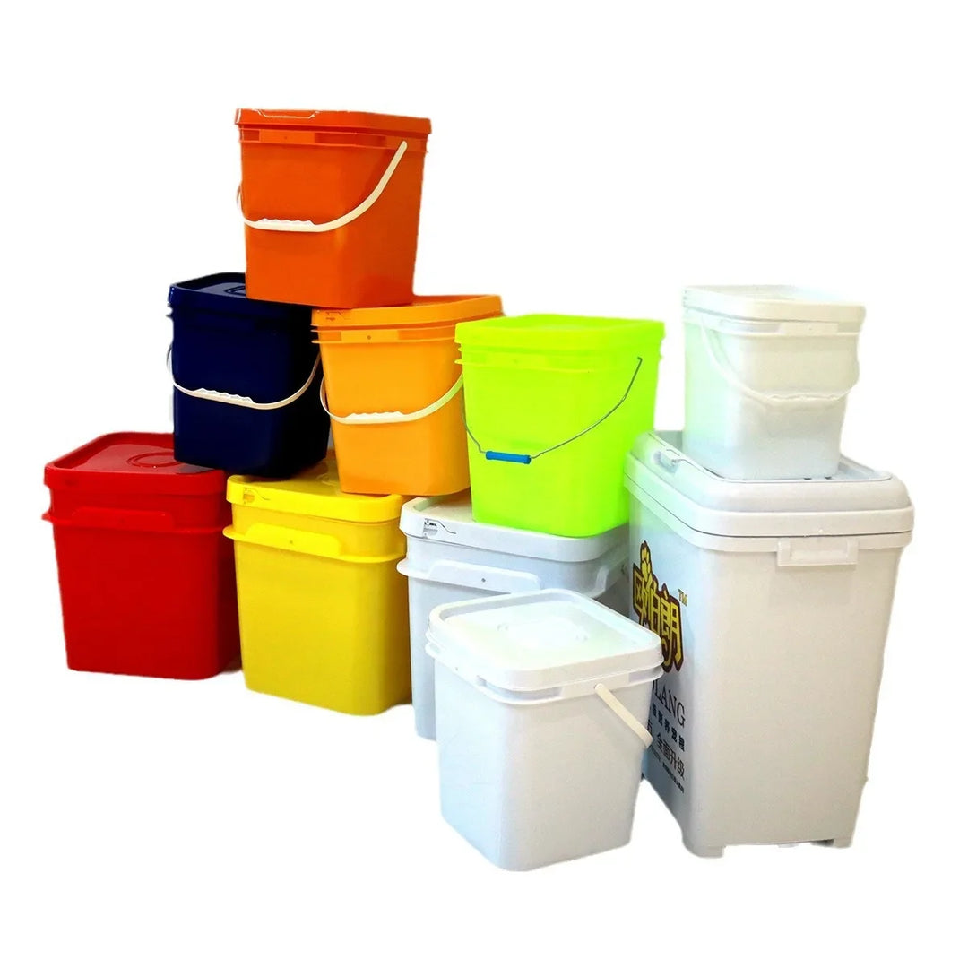 cat litter, dog food bucket, pet feed, stored grain storage, moisture-proof and easy-to-open lid, food-grade plastic bucket