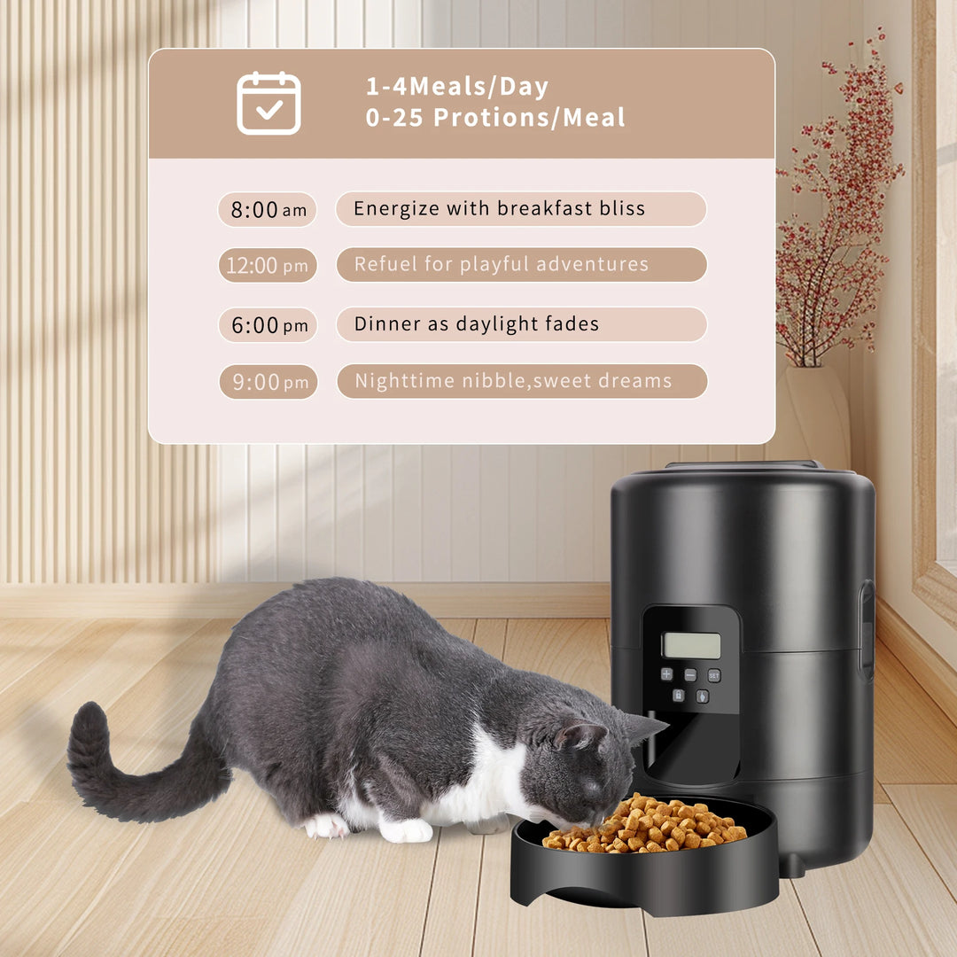 2l Button USB Automatic Pet Feeder Smart Cat Feeder Dog Slow Food Dispenser with Timer Pet Feeding Pet Supplies Food Bowl