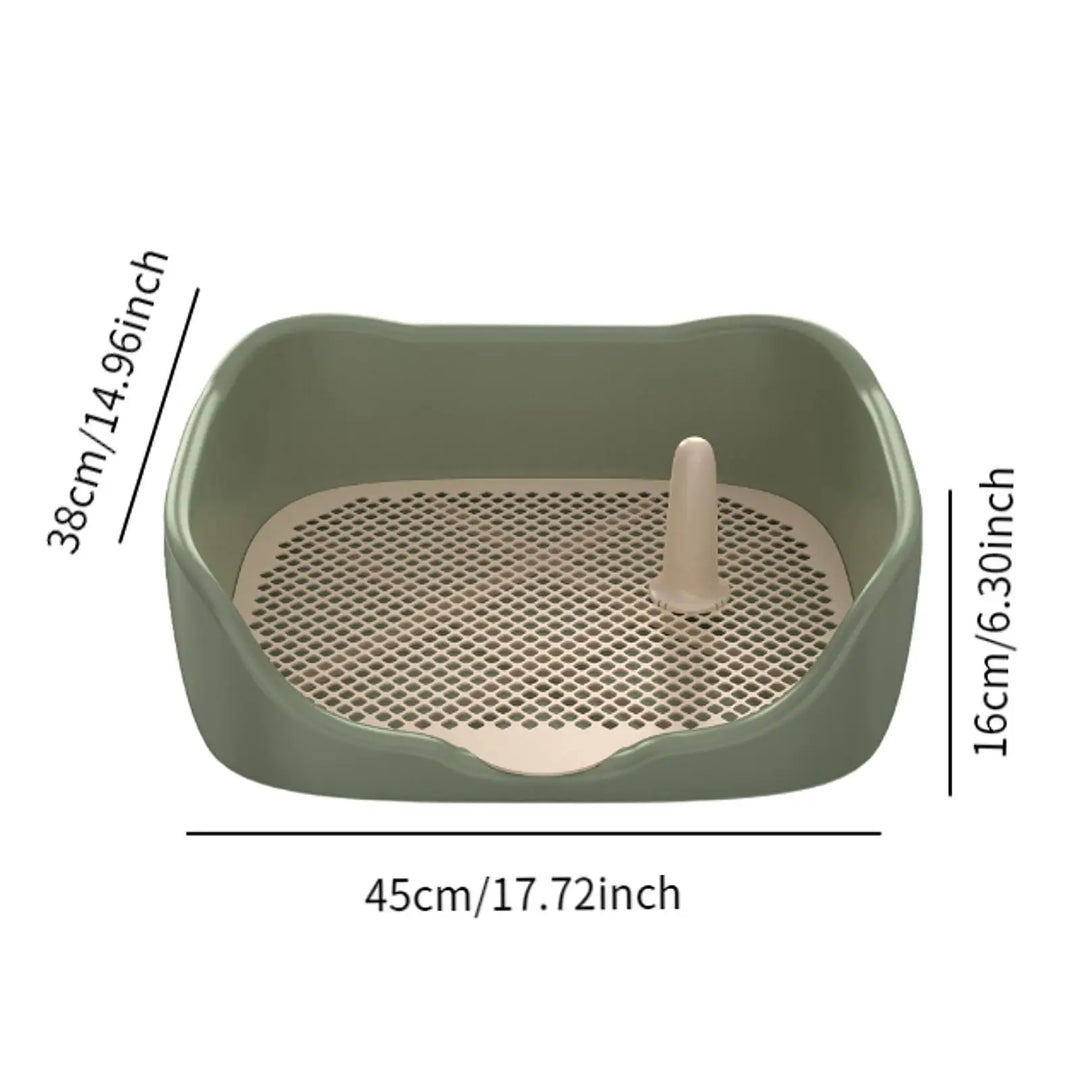 Dog Toilet,Mesh Training Toilet Potty Tray, Indoor Reusable Pet Training Pad Holder, Dog Litter Pan, Mesh Grids Toilet