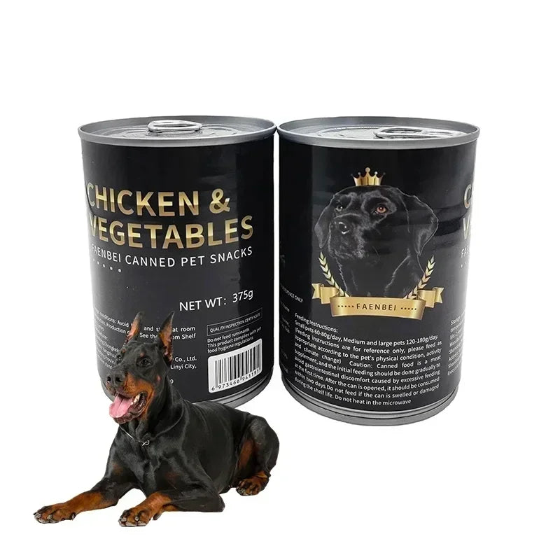 375g Pet Canned Food Snacks Wet Dog Food Dog Can Food