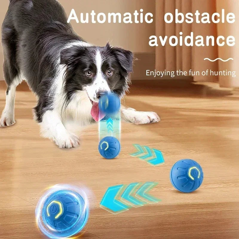 Cat Toys Intelligent Interactive Cat Bouncing Ball Dog Accessories Automatic Rolling Ball For Dogs Pet Supplies Stuff Things