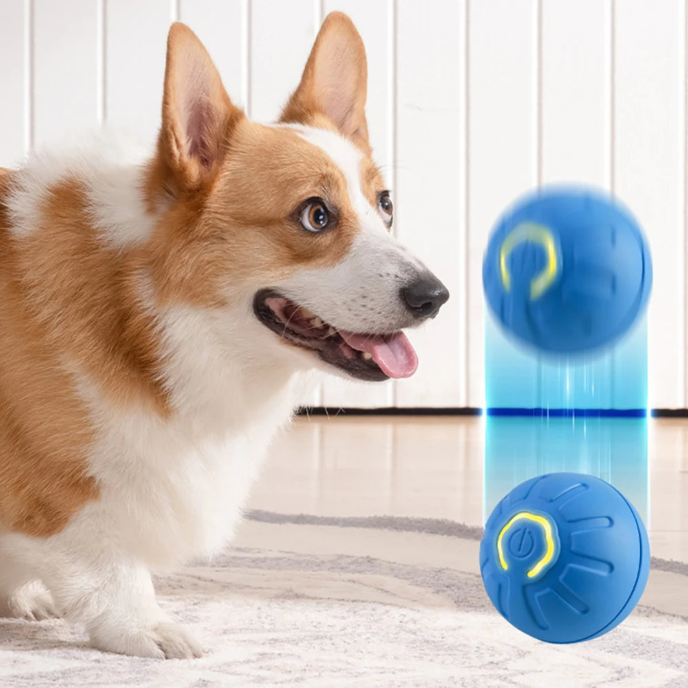 Smart Dog Toy Ball Electronic Interactive Pet Toy Moving Ball USB Automatic Bouncing for Puppy Birthday Gift Cat Products