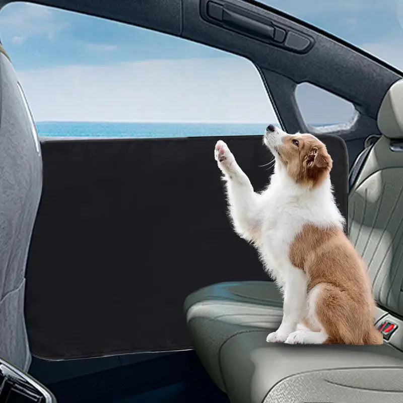 Dog Car Door Protector 600D Oxford Dog Door Protector Scratch Guard Waterproof 2pcs Pet Vehicle Door Guard Car Protector For