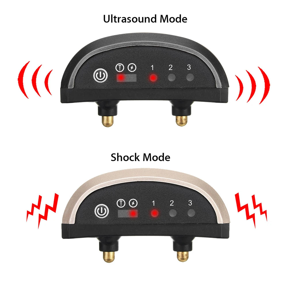 Dog Auto Anti-Bark Collar Rechargeable Battery USB Collars Safety Static Shock Humane Anti Bark Collars Dogs Accessories 3 color