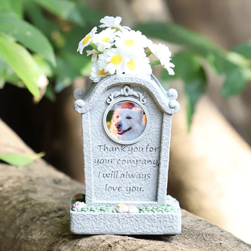 Pet Remembrances Tombstone Weatherproof Cats and Dog Headstones for Eternalize Memory