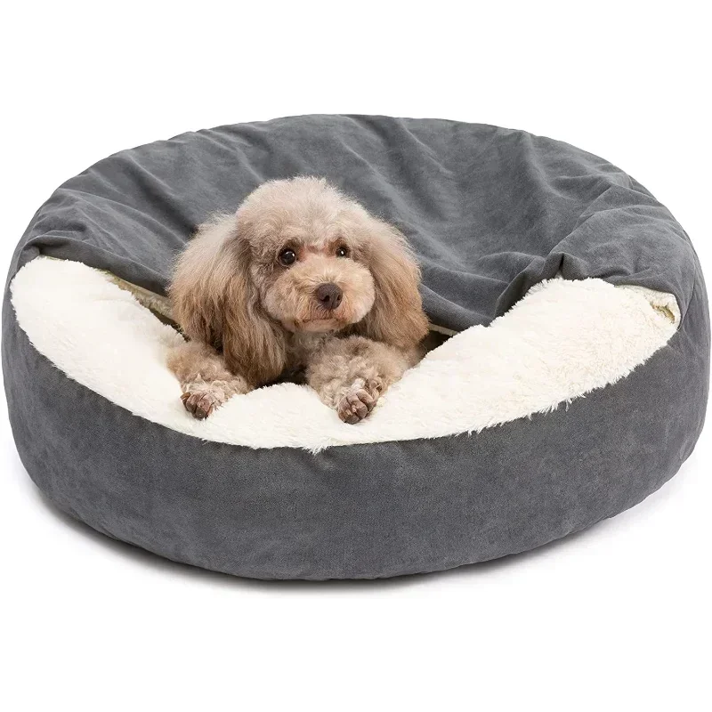 Semi-closed Dog Kennel Pet Sleeping Pad Kitten Puppy Winter Warm Nest Litter Mat Plush Dirty Resistant Pet Bed Kennel