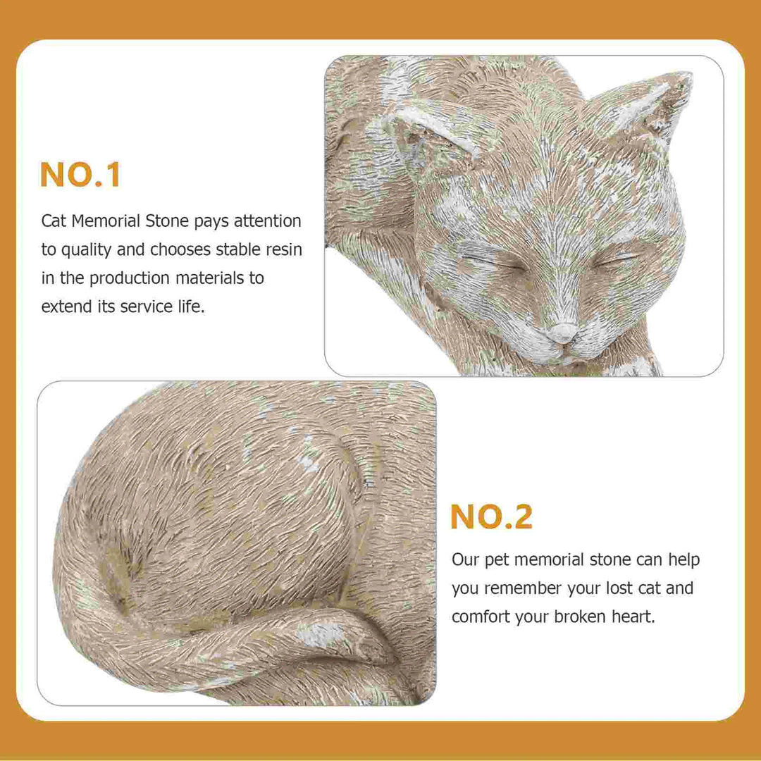 Dog Tombstone Statue Pet Remembrance Garden Memorial Cat Cemetery Decorative (Dog) Plaques Resin