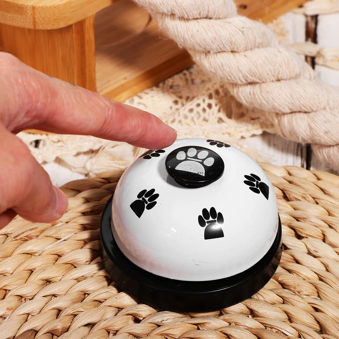 3 Pcs Pet Training Bell Restaurant Call Bells Press Hand Counter Desk Customer Service Doorbell Dog Cat Abs