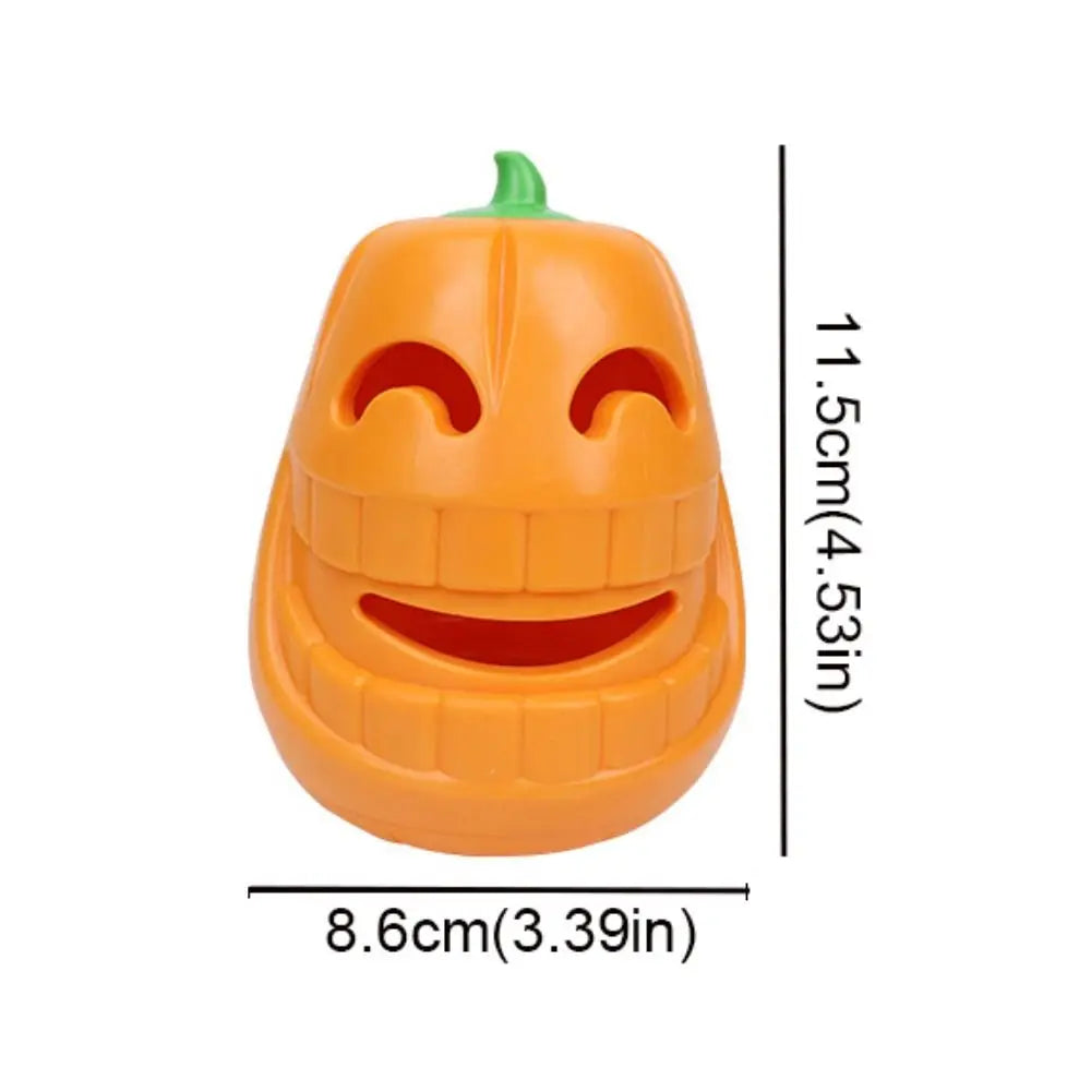 Bire Resistant Dog Pumpkin Leaky Food Toy Anti Choke Soft Halloween Dog Bite Toy TPR Dog Slow Feeder Increase Pet IQ