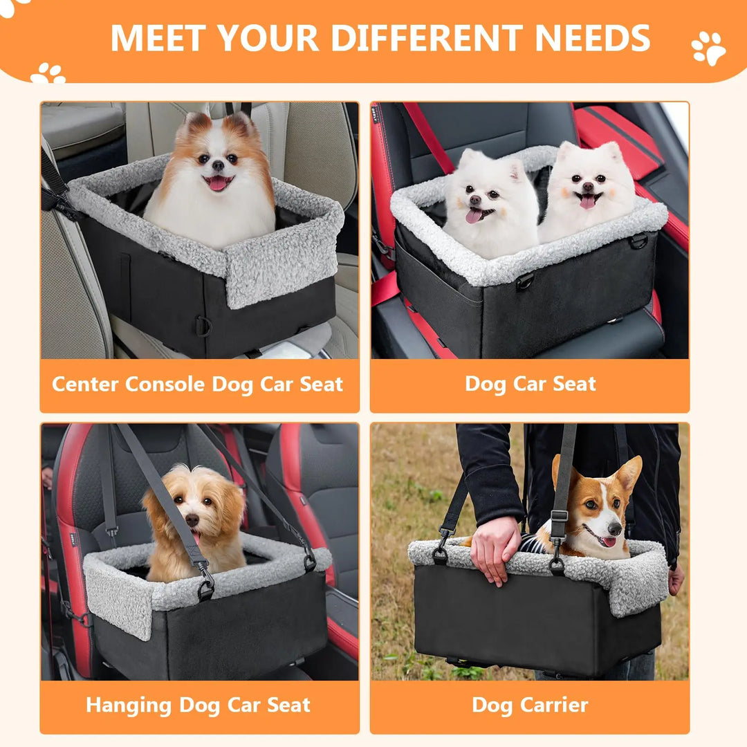 Dog Car Seat Bed Car Central Portable Car Seat Central Safety Travel Cat Dog Bed Transport For Bag Chihuahua