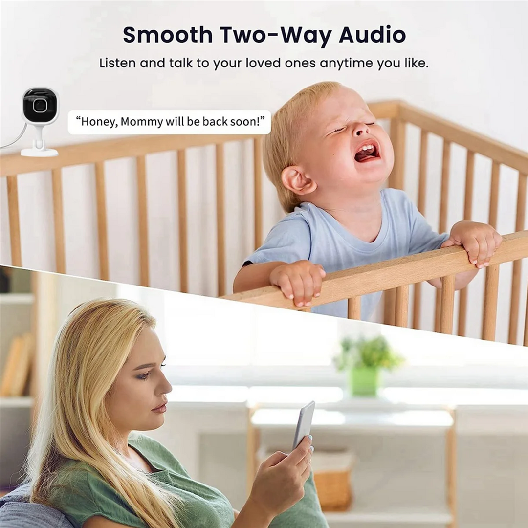 WiFi Camera 2K, Indoor Home Security Cameras for Baby/Older/Dog/Pet Camera with Phone App