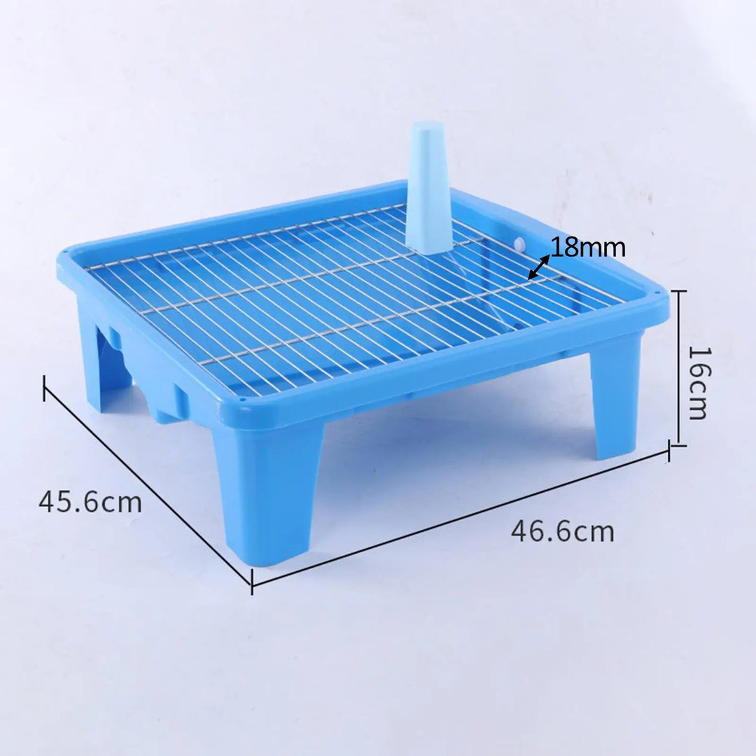 Mesh Grids Toilet Comfortable Behavior Aids Pet Training Pad Holder Dog Toilet for Indoor Cats Puppy Porch Small and Medium Dogs