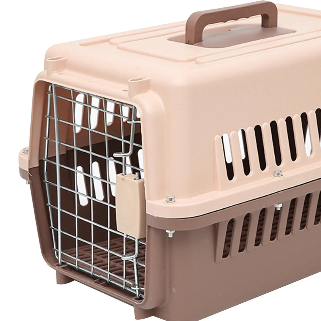 Portable Cat Dog Cage Crate Capsules Kennel Case Pack Ventilation Handbag Tote Hard Sided Travel Carrier for Kitten Traveling