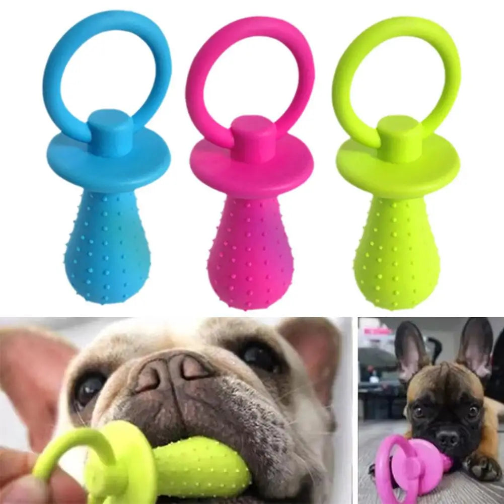 New Pet Toys For Small Dogs Rubber Resistance To Bite Dog Toy Teeth Cleaning Chew Training Toys Pet Supplies D2B9