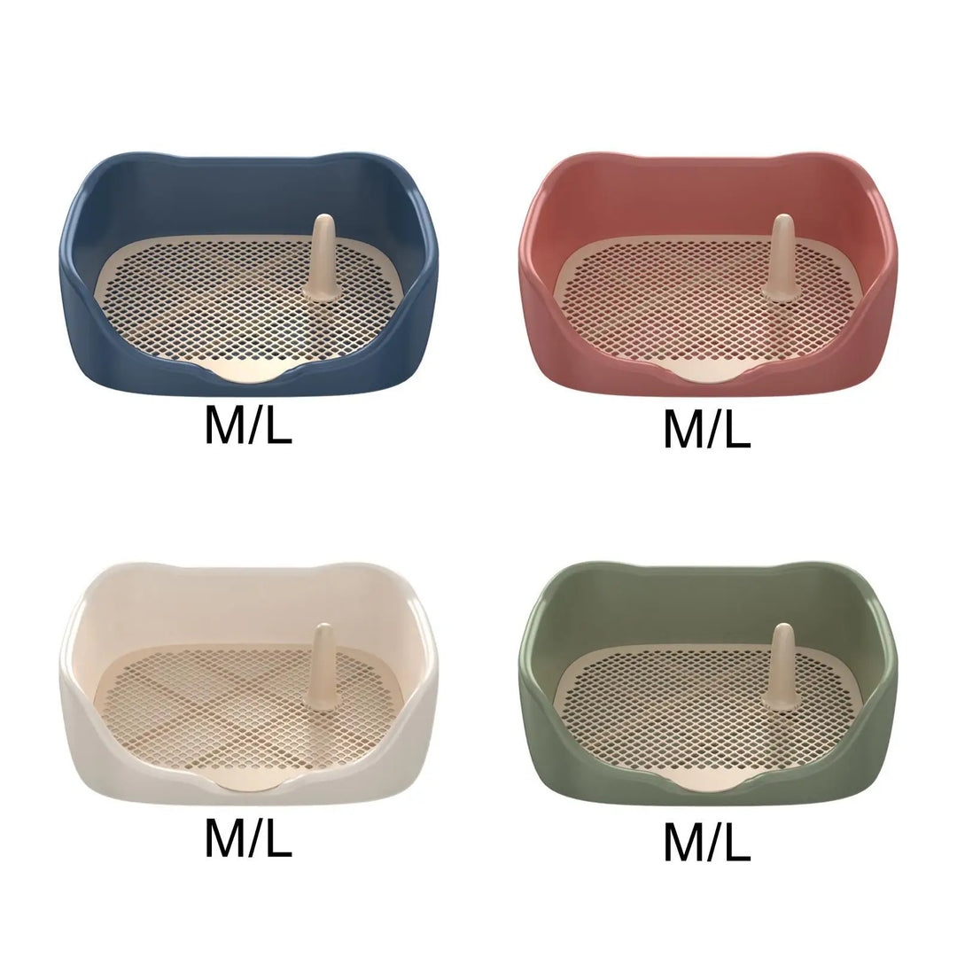 Dog Toilet,Mesh Training Toilet Potty Tray, Indoor Reusable Pet Training Pad Holder, Dog Litter Pan, Mesh Grids Toilet