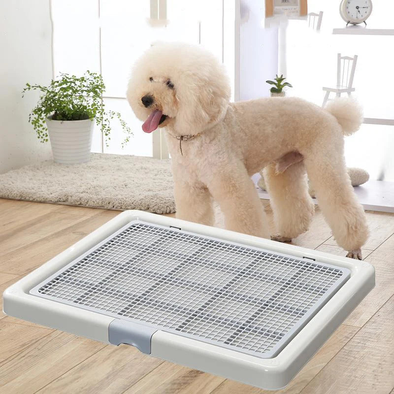 LMZOE Dog Toilet Large Size Smart Paws Training Pad Holder Litter Tray waterproof Indoor Dogs Potty Cleaning Tools 76x62cm