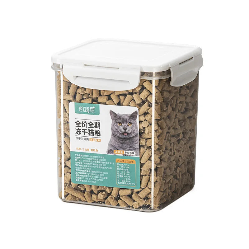 Cats and dogs freeze-dried raw bone 800g bagged chicken freeze-dried cat food staple food freeze-dried pet freeze-dried food