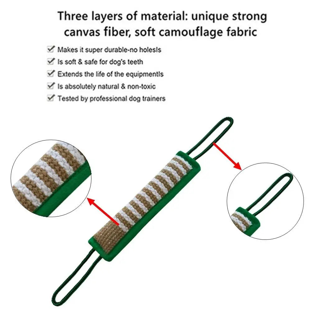 Pet Teeth Cleaning Jute Pet Chewing Toy with 2 Rope Handles Creative Dog Bite Pillow Non-slip Durable Dog Tug Toy Shepherd