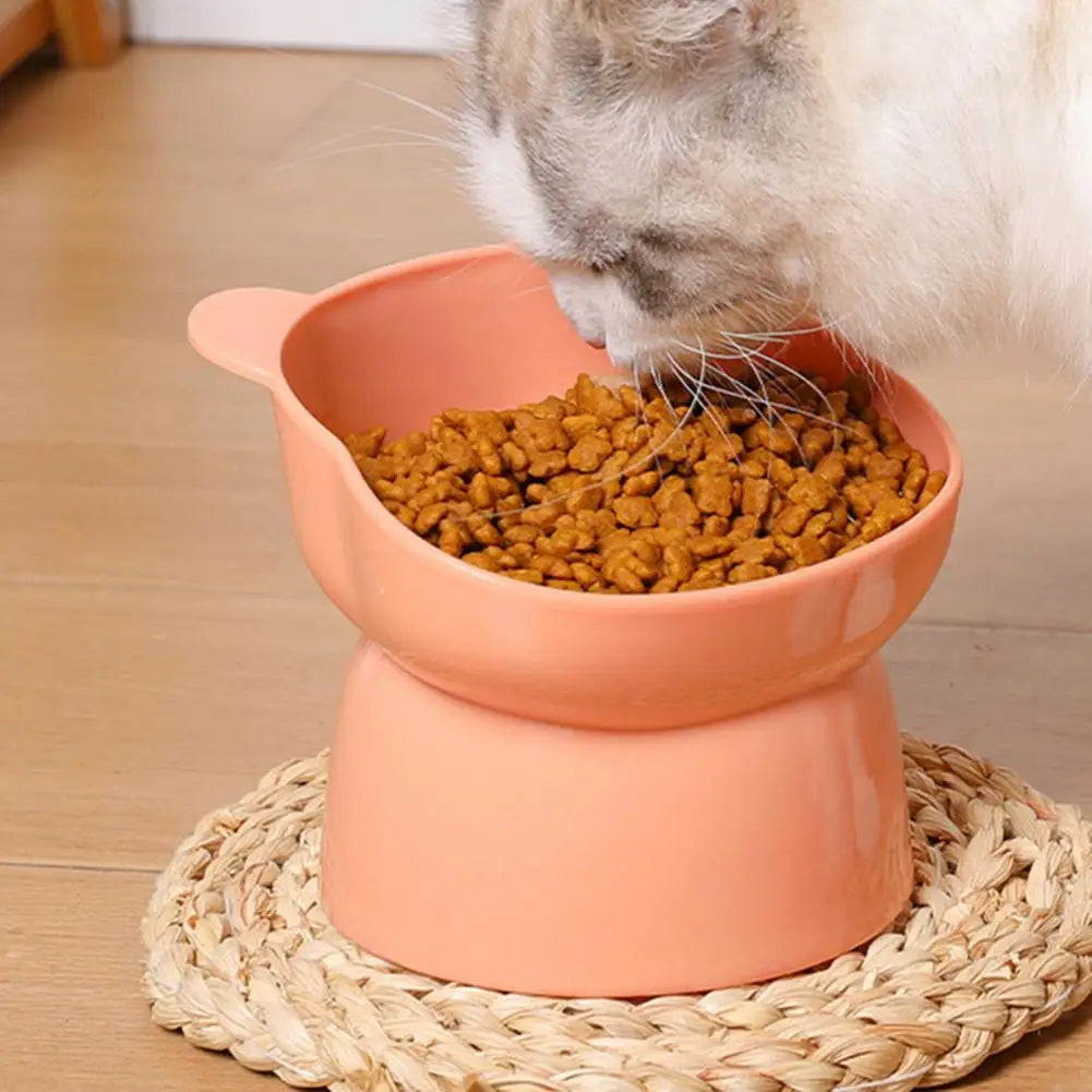 Cat Bowls Elevated Ant-skid Heighten Food Grade Large Capacity Feed Water Neck Protection Dog Bowls Pet Feeder Pet Supplies