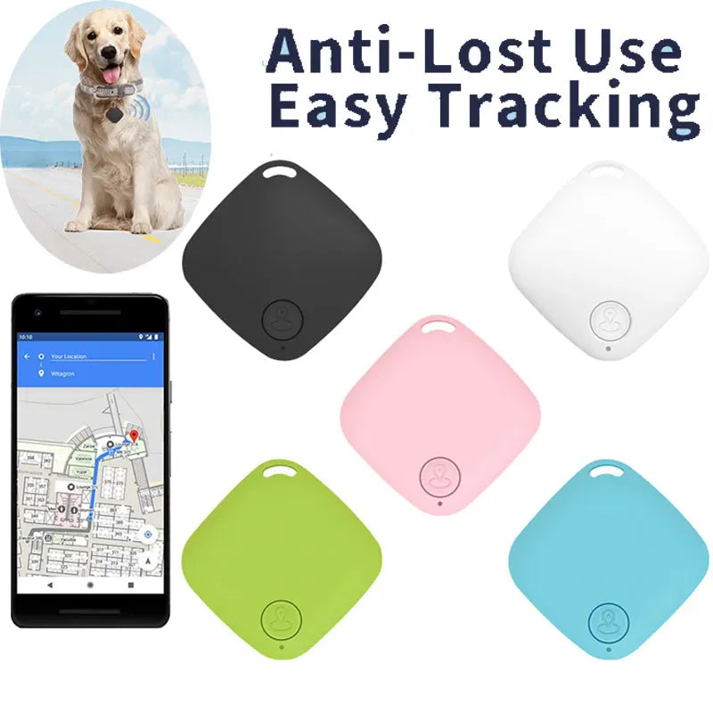 Mini Cat Dog GPS Positioners Intelligent Alarm Two-way Positioning Pet Key 5.0 Bluetooth Anti-loss Device Remote Control Camera