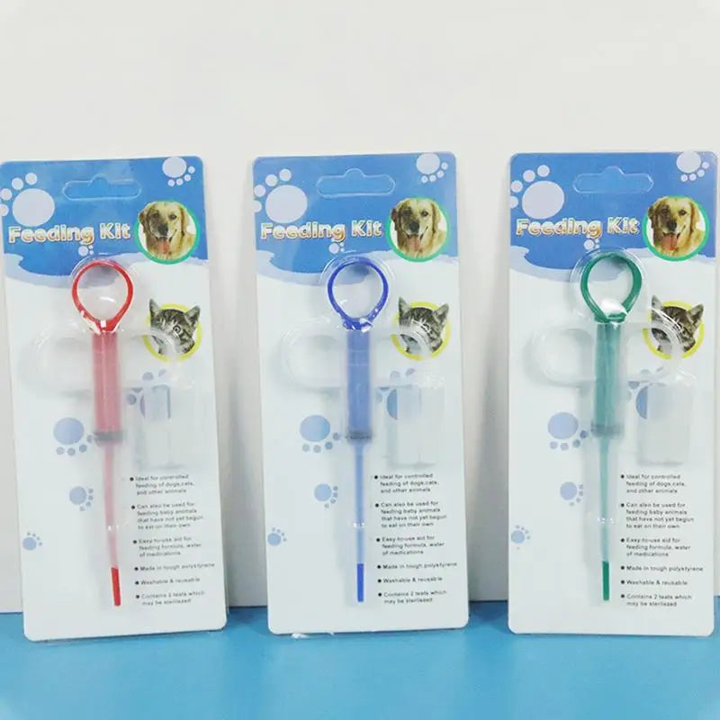 Pet Syringe Tablet Pill Feeding Dispenser Plunger Water Milk Syringe Tube Feeder Tools Cat Dog Accessories for Pet Health supply