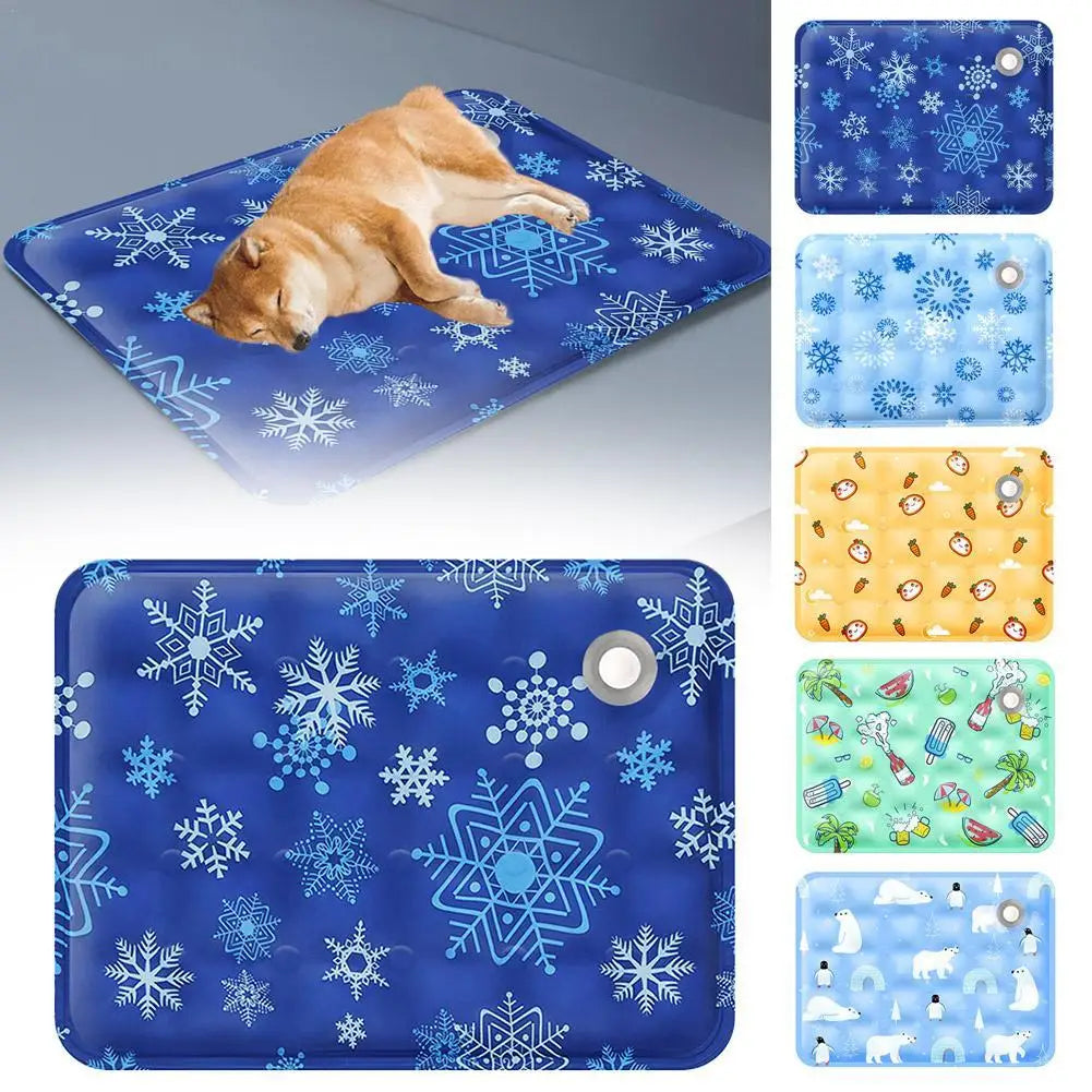 Dog Cooling Mat Summer Pet Cat Cold Bed For Small Big Dogs Pet Accessories Cat Durable Blanket Sofa Cat Ice Pad Blanket