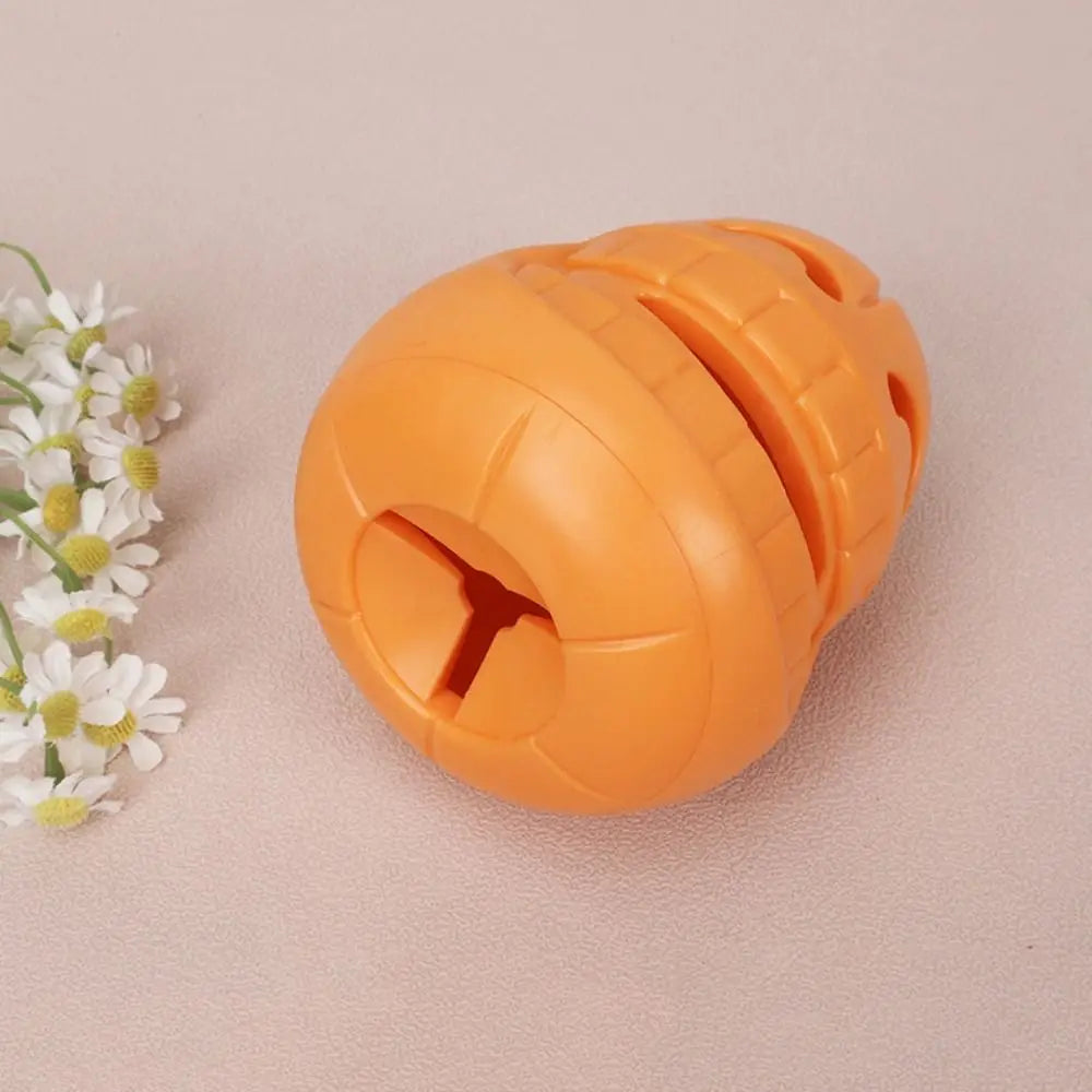 Bire Resistant Dog Pumpkin Leaky Food Toy Anti Choke Soft Halloween Dog Bite Toy TPR Dog Slow Feeder Increase Pet IQ