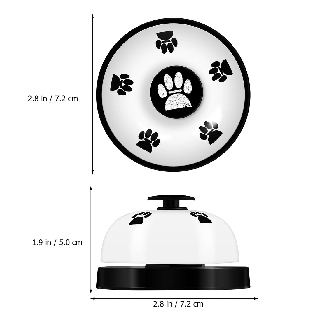 3 Pcs Pet Training Bell Restaurant Call Bells Press Hand Counter Desk Customer Service Doorbell Dog Cat Abs