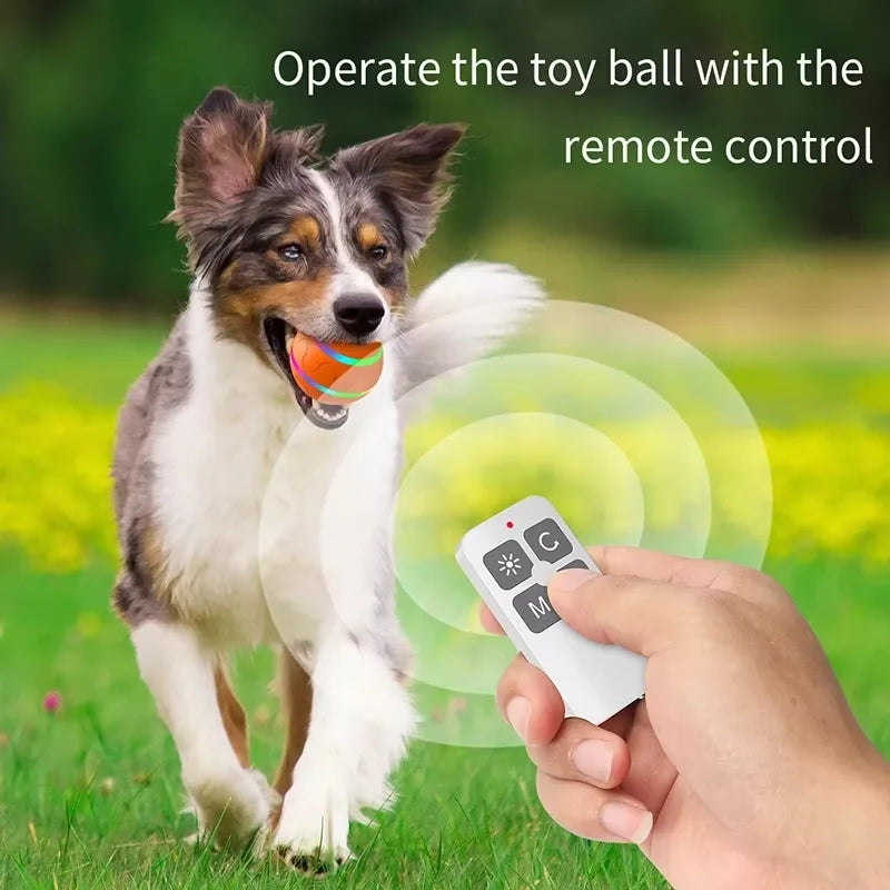 Smart Dog Toys Automatic Rolling Ball Electric Dog Toys Interactive For Dogs Training Self-moving Puppy Toys Pet Accessories