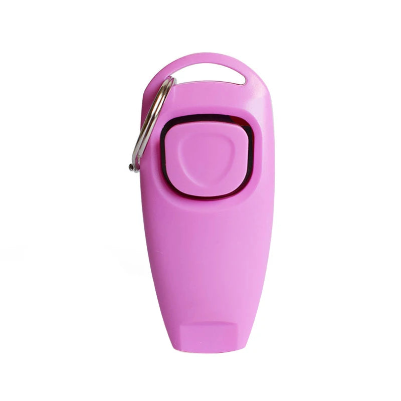 1/2/4PCS Hot Sale!Combo Dog Clicker & Whistle - Training,Pet Trainer Click Puppy With Guide,With Key Ring SP99