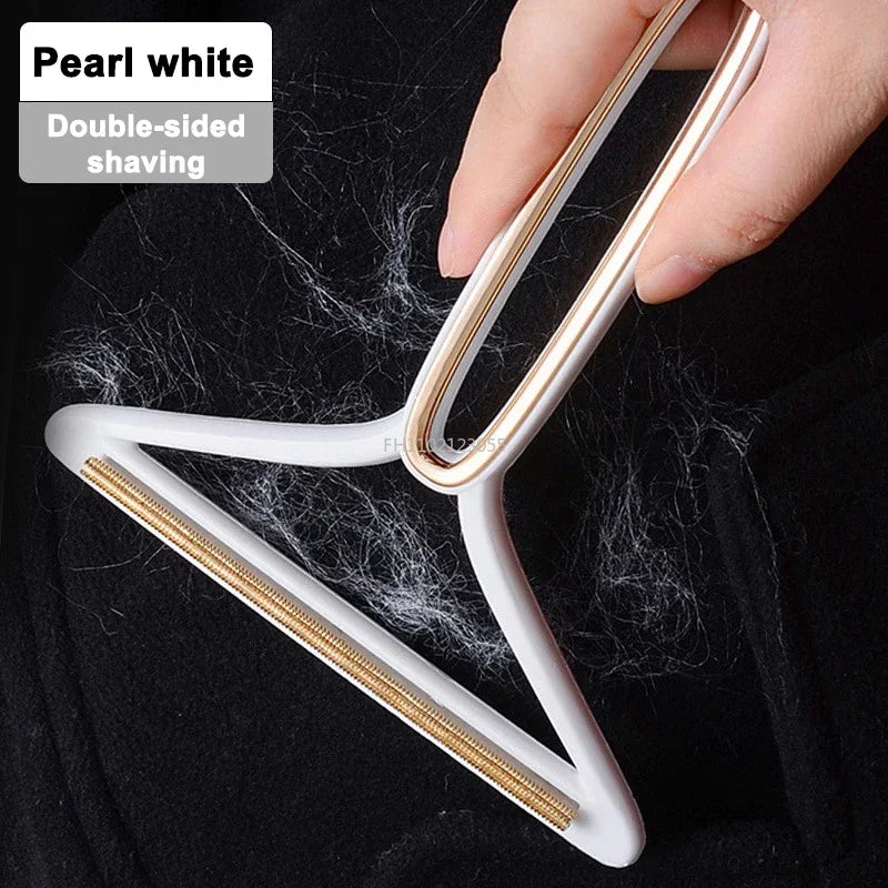 Portable Pet Hair Remover Coat Scraper Carpet Lint Remover Metal Pet Fur Cleaning Brush Dog Cat Hair Tool Pet Litter Supplies