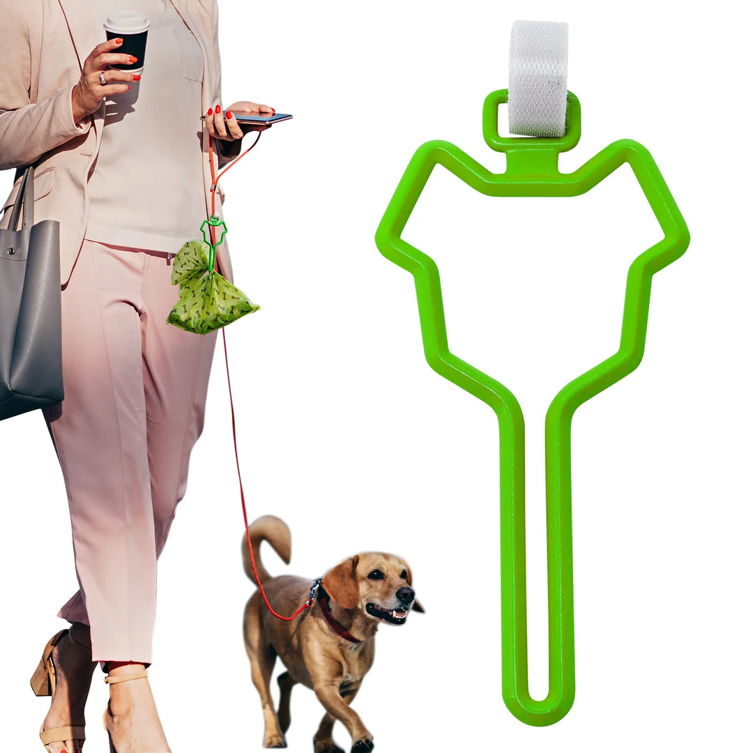 Dog Poop Bag Holder Waste Bag Carrier Dog Leash Dispenser Hands-Free Holder for Dog Poop Bags Dog Cleaning Supplies Products