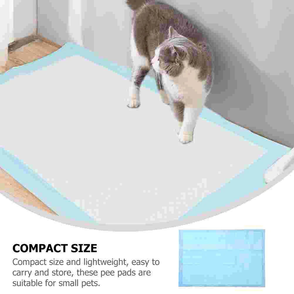 50 Pcs Pet Pee Mat Training Pad Puppy Pads for Cat Potty Disposable Dog Changing Urinal Non-woven Fabric Professional